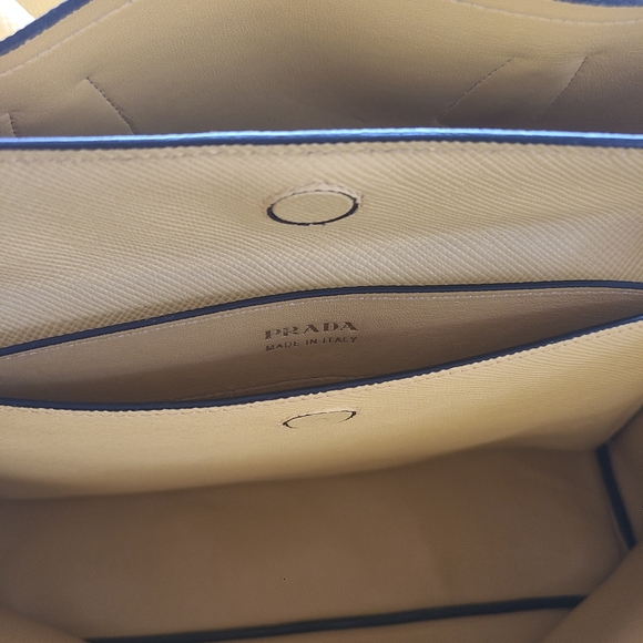 Prada Double Tote Saffiano Leather Color Ginestra - Picture 8 of 16